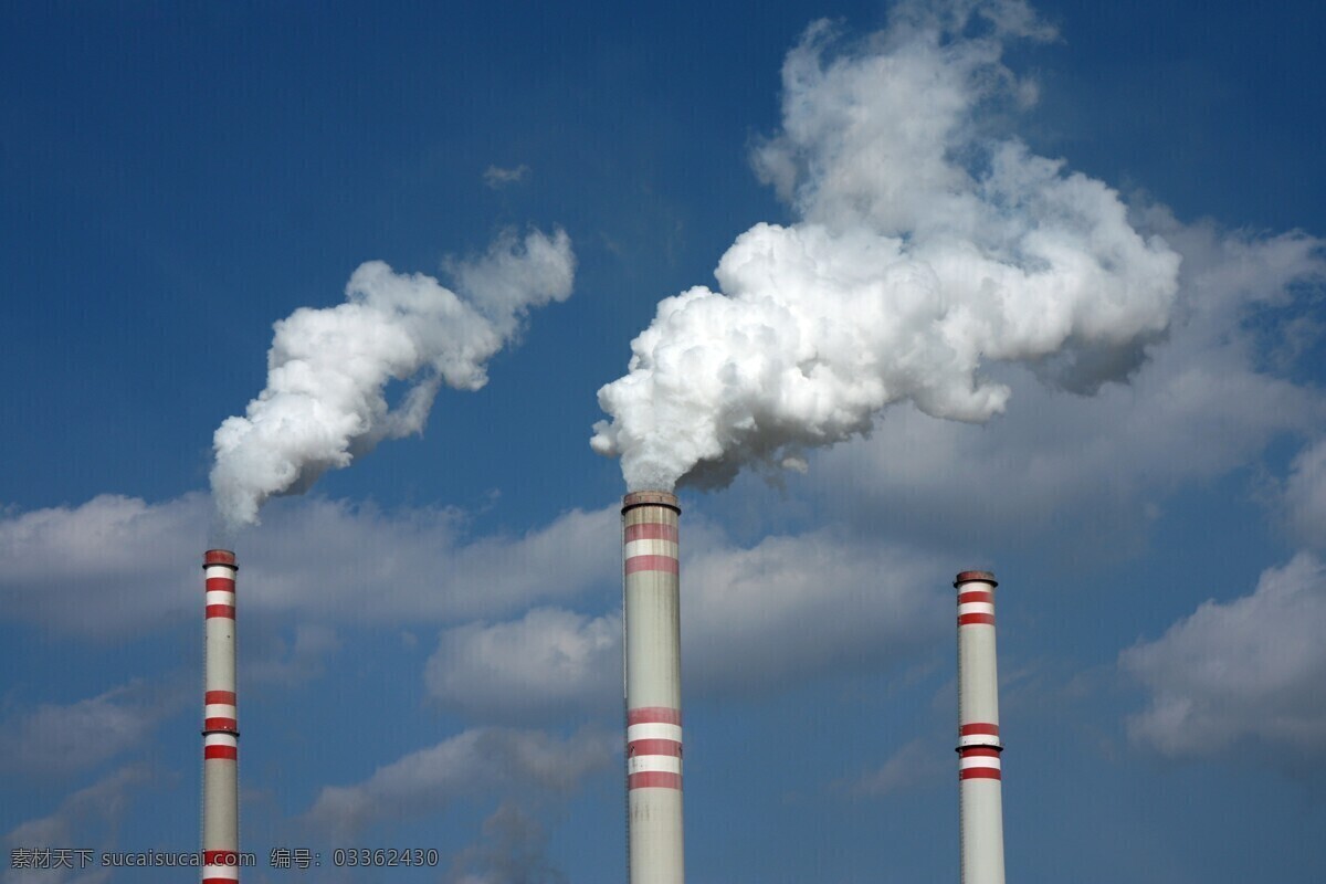 热电厂的烟囱 热电厂 烟囱 冒烟 环保 低碳 污染 高耗能 企业生产 电力供应 工业生产 现代科技