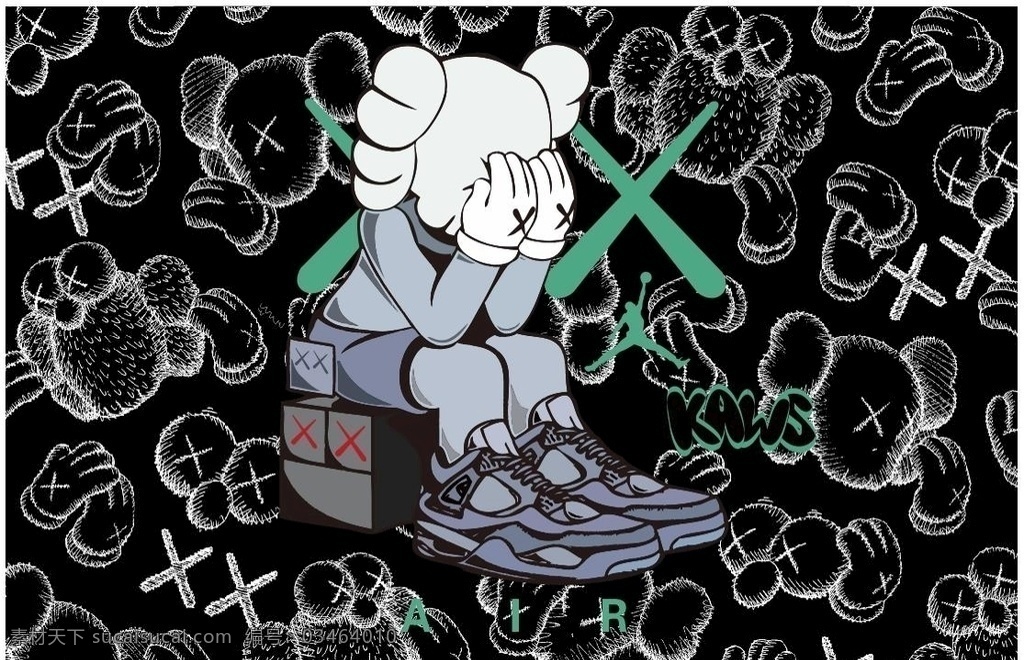 kaws 潮牌 卡通 墙纸 墙壁 砖墙 壁纸 手机壳 包装 贴纸 手机壁纸 潮牌壁纸 潮 牌 文化艺术 影视娱乐