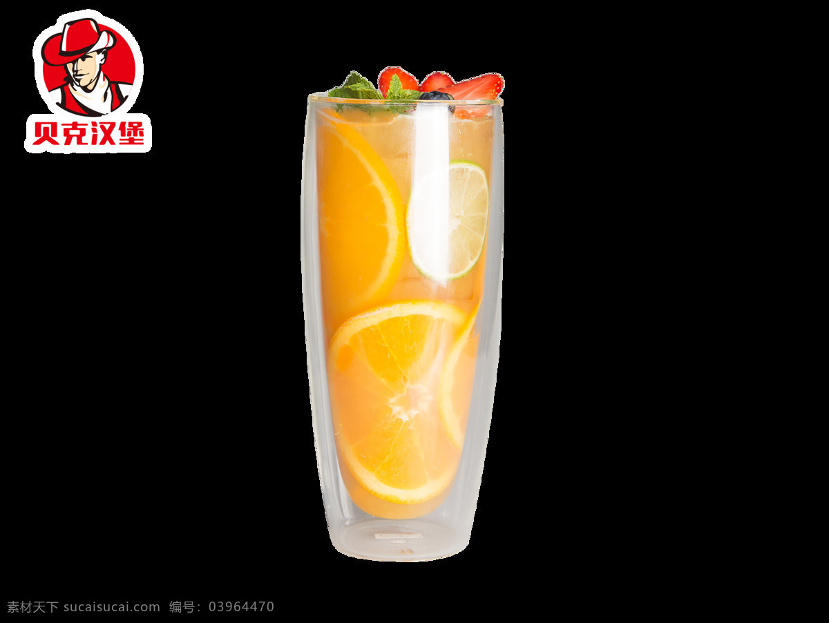 满杯香橙 贝克汉堡 饮料 柠檬 冷饮 橙汁 餐饮图片 菜单菜谱