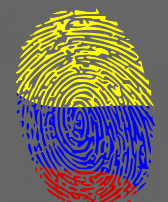 指纹图像矢量 标志 打印 调查 红色 黄色 夹 剪贴画 蓝色 手指 授权 艺术 指纹 一方面 压印 哥伦比亚 颜色 svg 矢量图 矢量人物