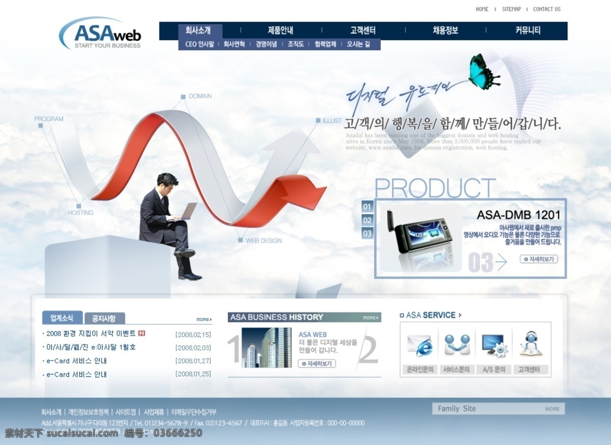 韩国 企业 网页 分层 模版 韩国企业网页 分层模版 psd源文件 设计素材 网站模板 网页模板 网页素材 白色