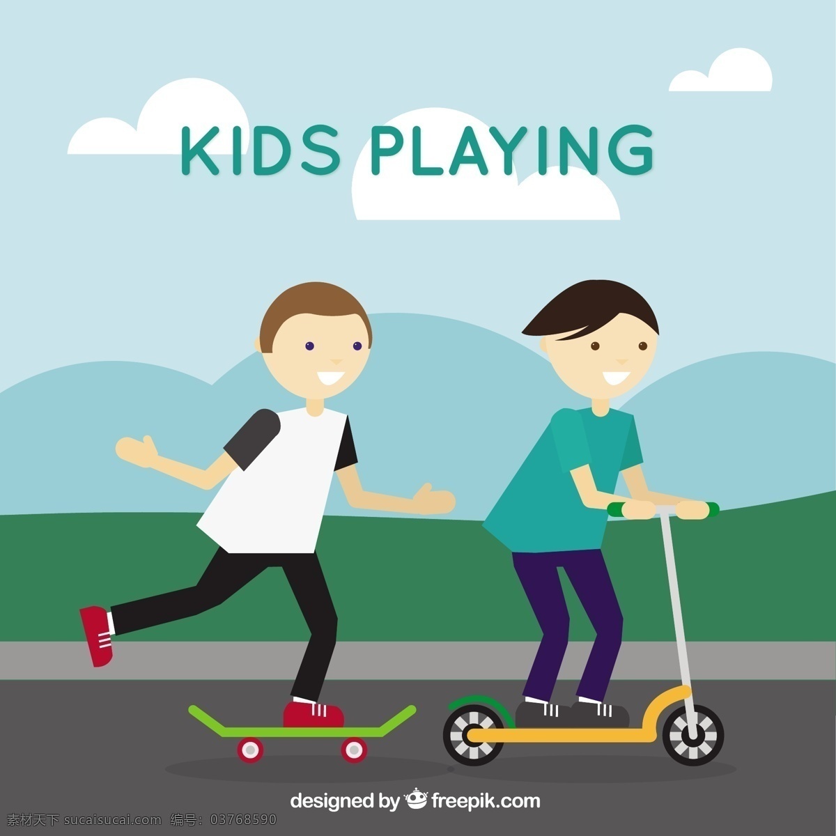 孩子 街头 滑板 背景 儿童滑板背景 儿童滑板 滑板背景 儿童