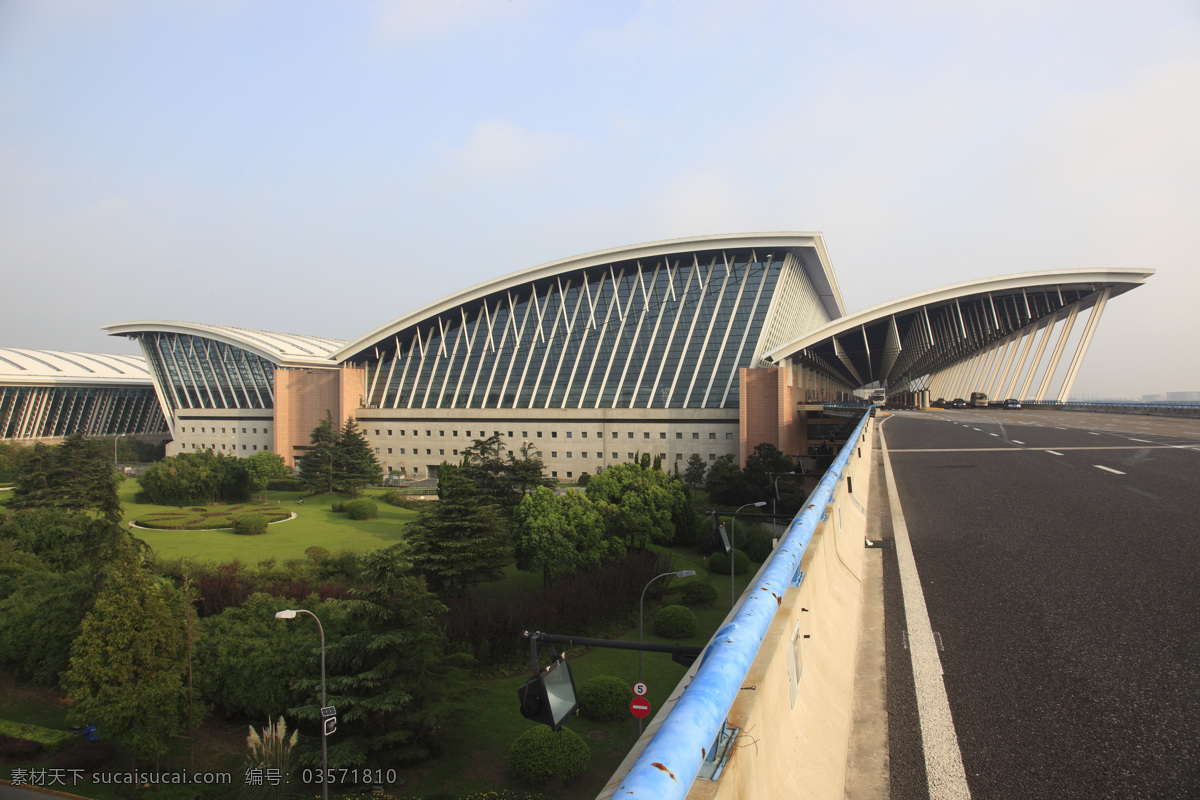 上海建筑 上海机场 浦东机场 民航 机场 候机楼 建筑摄影 建筑园林