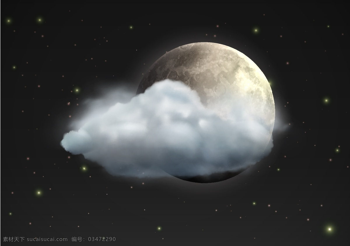 夜空 中 月亮 云 挡住 背景 夜空中的月亮 云挡 住了 背景素材 云彩 乌云 星球 海报素材 边框 星空 夜晚 中秋节 太空 宇航 航天探索 科技 科研 分层