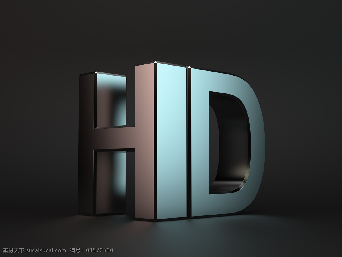 金属 hd 3d设计 唯美 炫酷 质感 字母 3d模型素材 其他3d模型