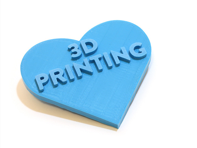 我们 喜欢 3d 印刷 心 爱 机器人 蓝色 礼品 情感 情人节 艺术 3d打印模型 艺术时尚模型 3dprint 市普立得 书呆子 斑块 simplus simplusdesign