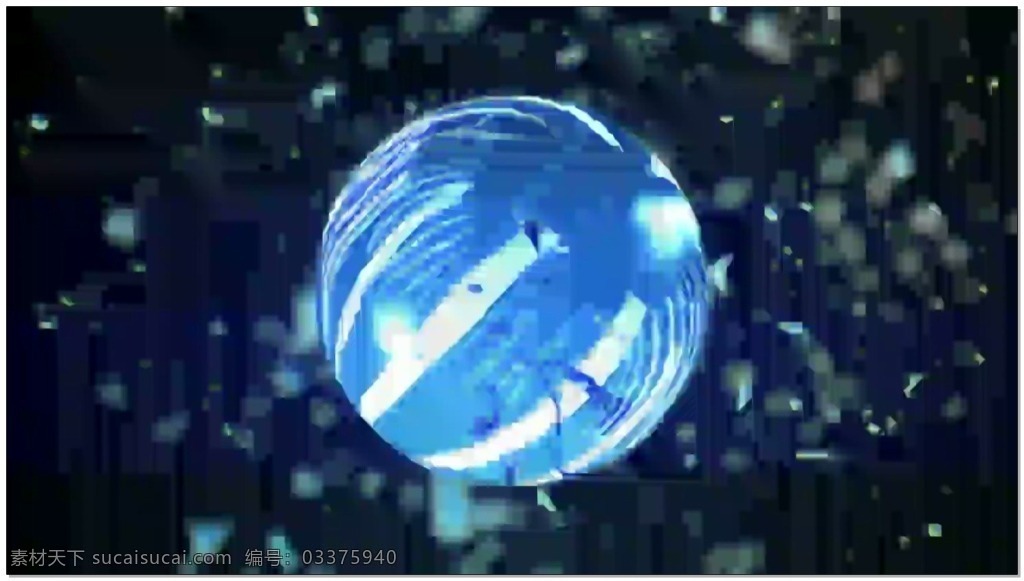 蓝色 玻璃球 动态 视频 蓝色玻璃球 舞台节奏 动态视频素材 炫酷三维动态 创意视频素材 3d 高清