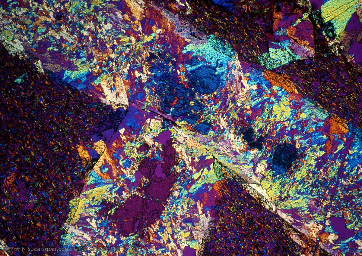 彩色 碎片 结晶体 细胞结晶图片 微观世界 细胞 单元 结晶图片