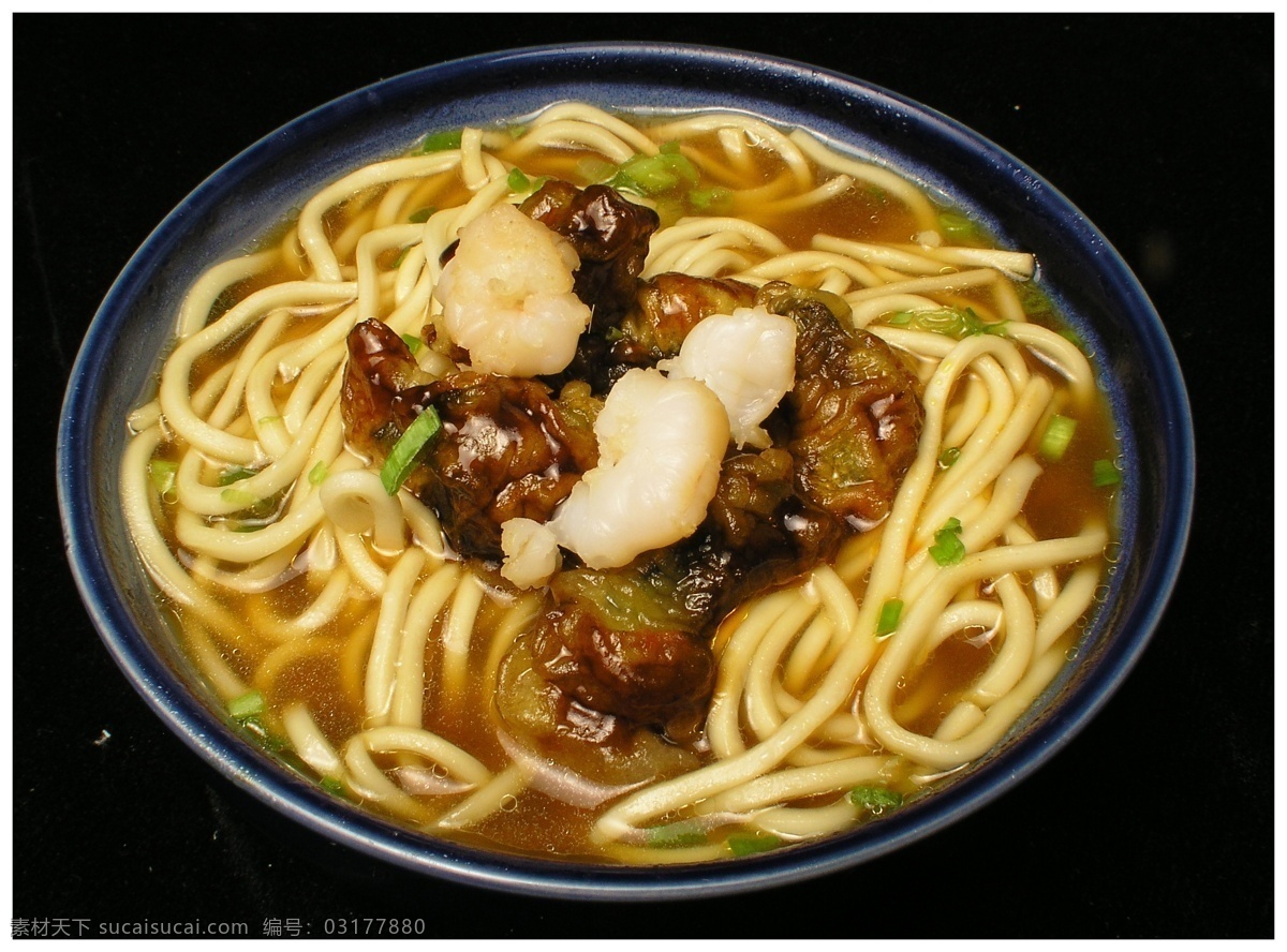 虾爆鳝面 面食 主食 特色主食 风味面食 面点 餐饮美食 传统美食