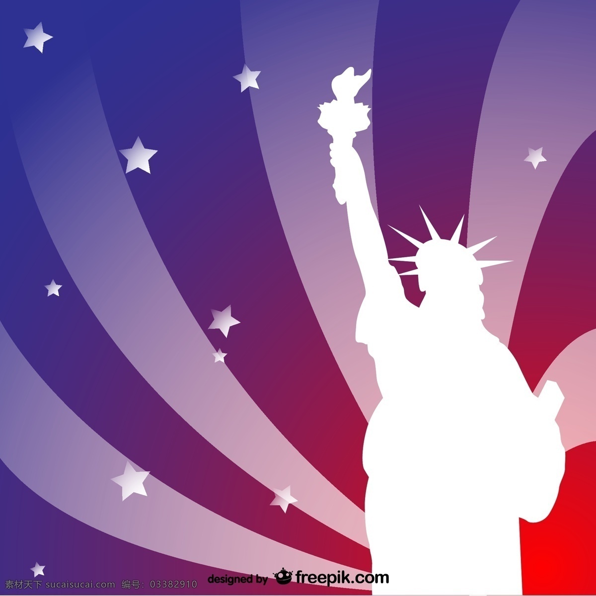 自由 女神像 背景 模板 壁纸 图形 布局 图形设计 事件 元素 插图 设计元素 美国 独立日 符号 身份 白色