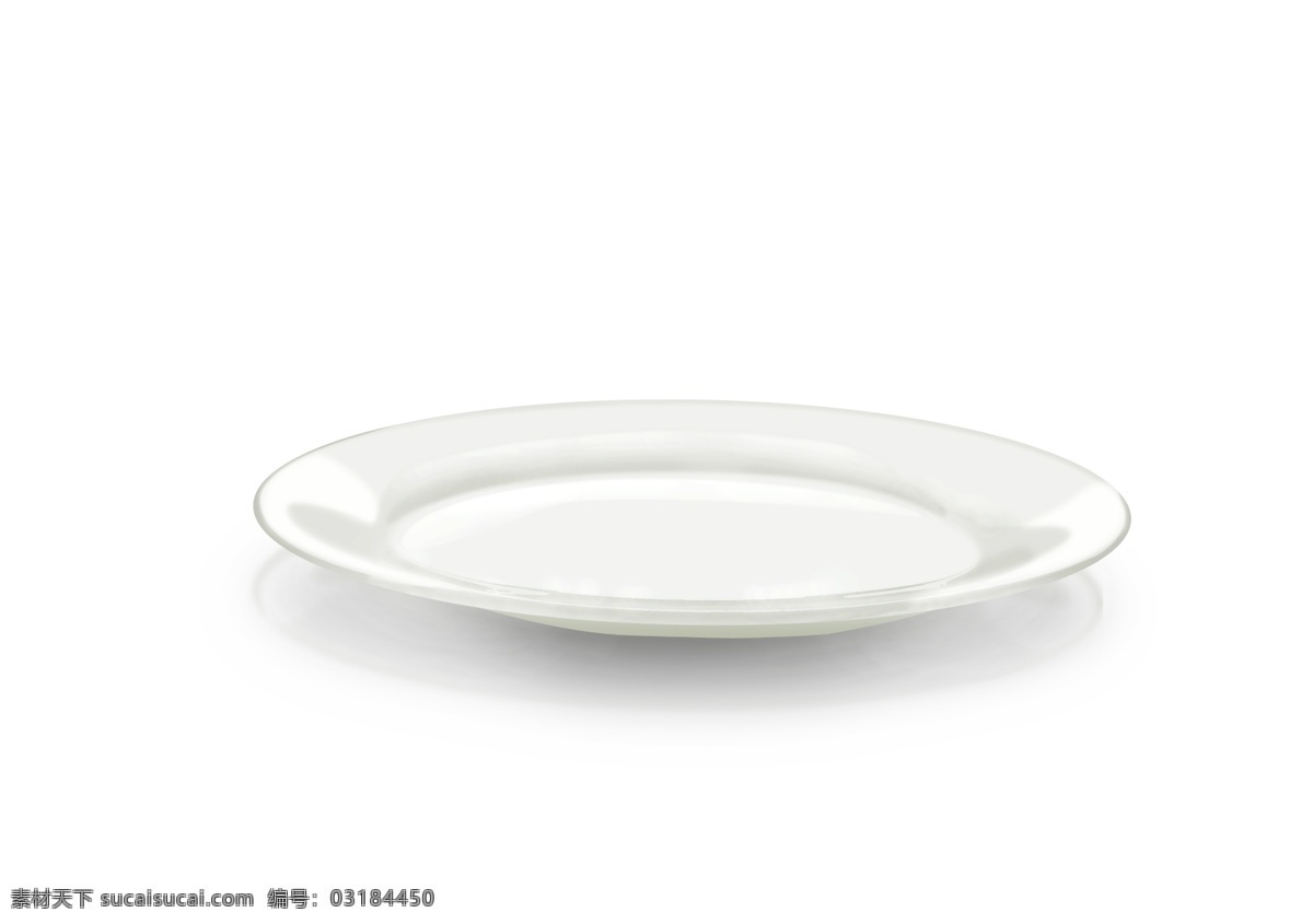 盘子 白盘子 空盘子 陶瓷盘子 圆形盘子 白色的盘子 生活百科 餐饮美食