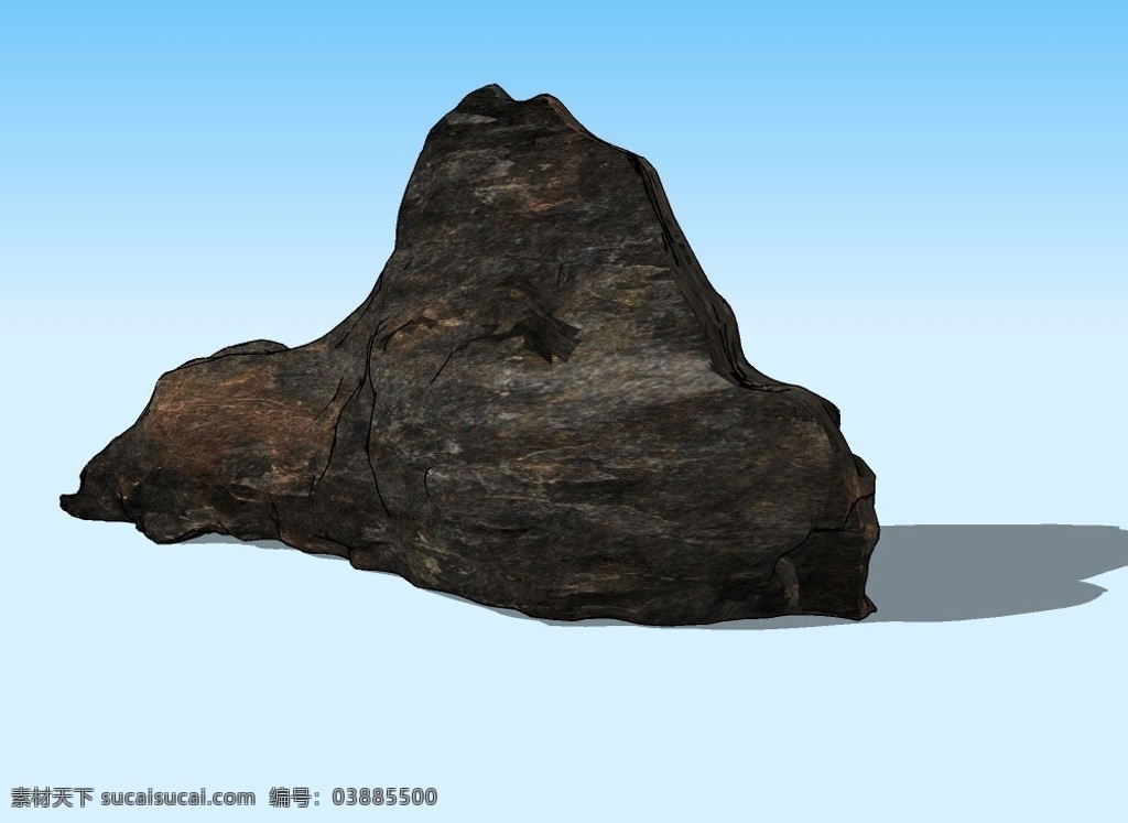 粗糙 石 3d 模型 山石 岩石 石头 三维 立体 skp模型 poss 造型 经典 装饰 精模 3d模型精选 其他模型 3d设计模型 源文件 skp