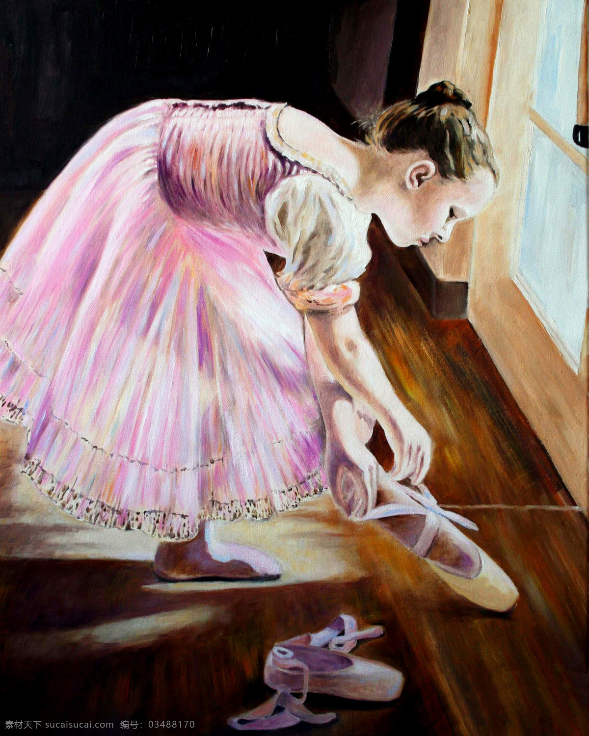 芭蕾舞 女孩 油画 芭蕾舞女孩 人物油画 油画人物 西方 人物 写生 油画艺术 绘画艺术 装饰画 书画文字 文化艺术