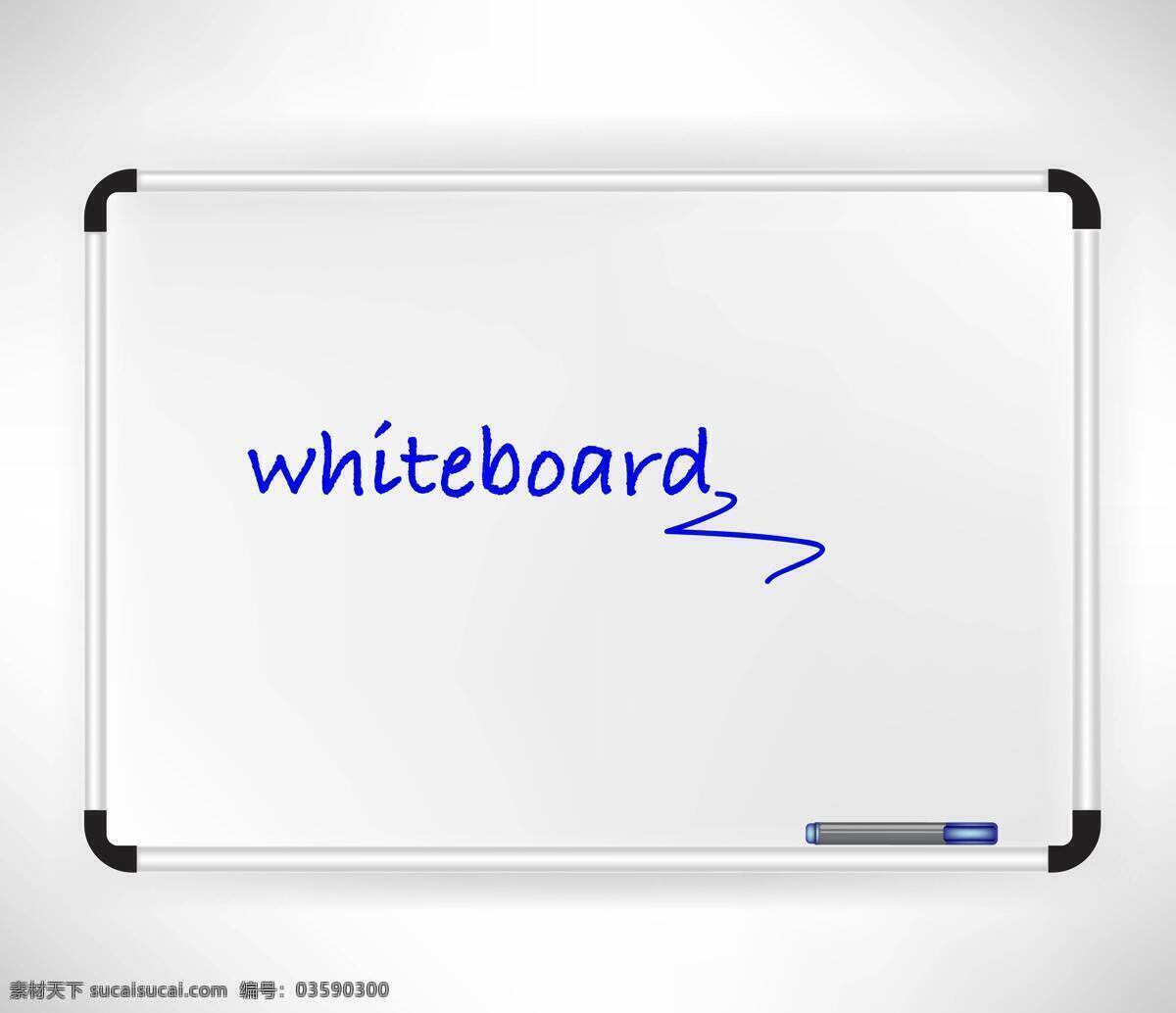 会议 展示 面板 矢量 白板 架 展示面板 水性笔 矢量图 其他矢量图