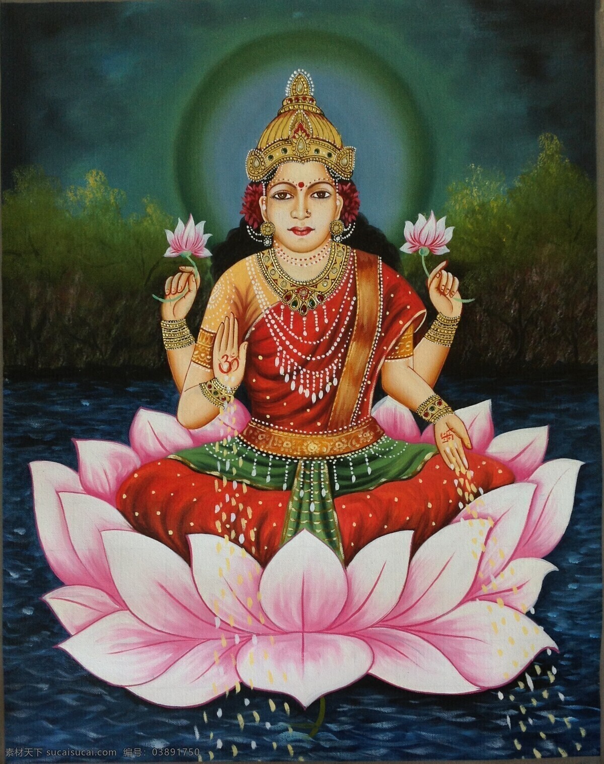 四臂观音印度 四臂观音 神像 女神 宗教信仰 宗教艺术 文化艺术 传统文化