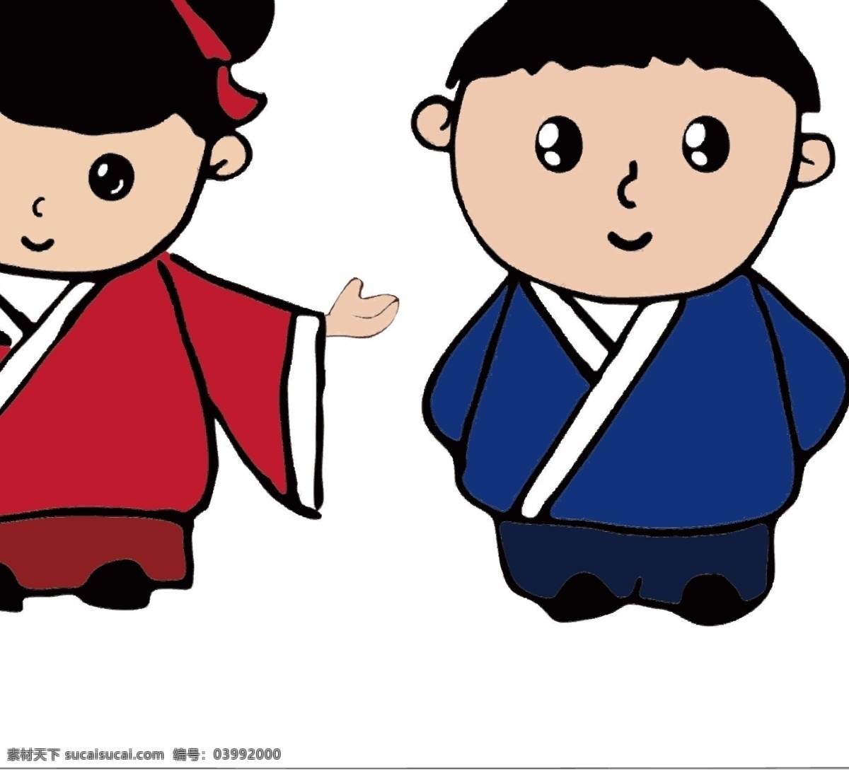 卡通学童 卡通 学童 国学 教育 古人 人物图库 儿童幼儿