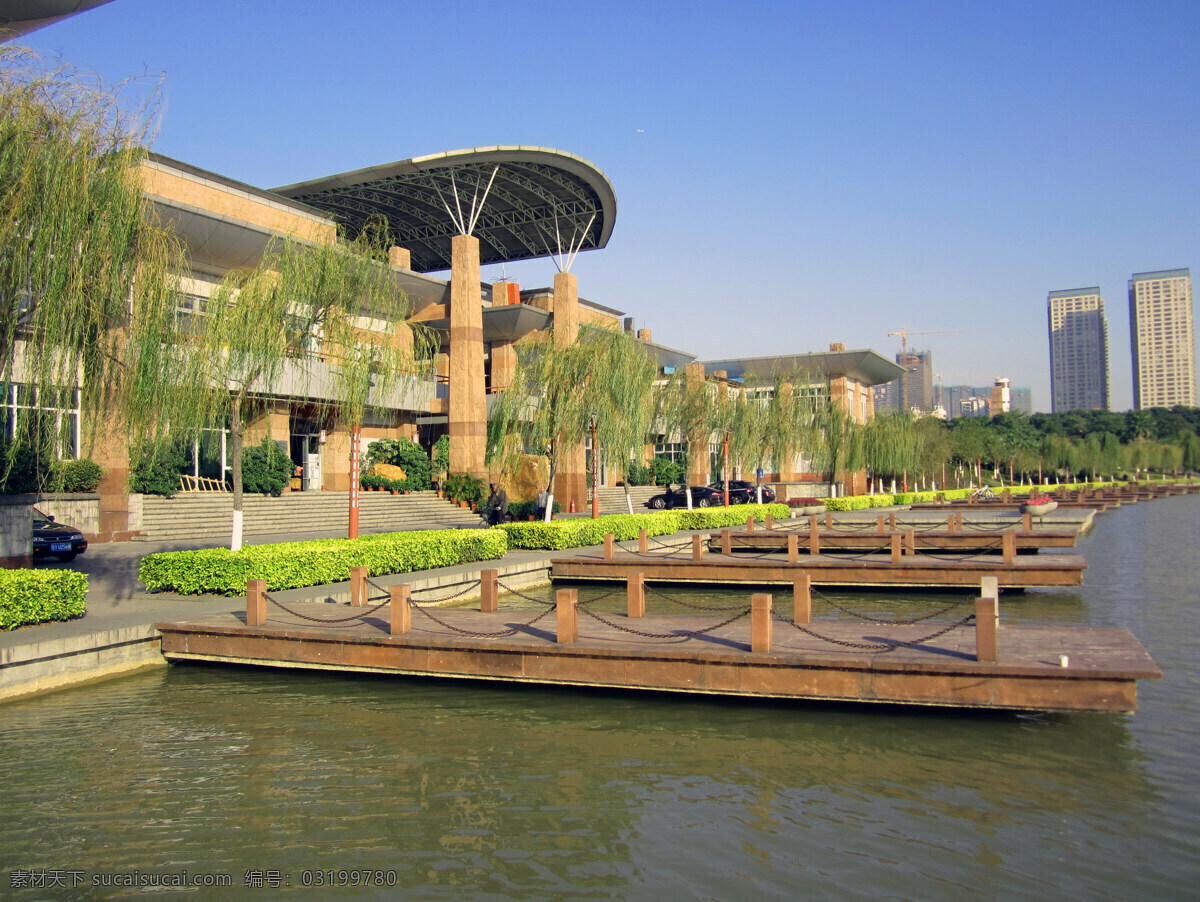 碧水 倒影 公园 国内旅游 湖景 建筑 建筑景观 蓝天 千灯湖美景 佛山市 南海 千 灯 湖 千灯湖 水面 绿树 自然景观 旅游摄影 家居装饰素材 灯饰素材