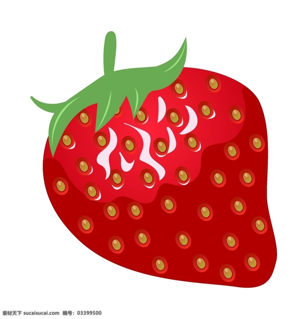 美味 红色 草莓 插画 红色的草莓 诱人的草莓 绿色 叶子 好吃的草莓 新鲜水果 仿真草莓