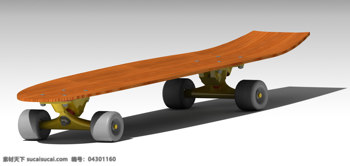 滑板 组件 3d模型素材 其他3d模型