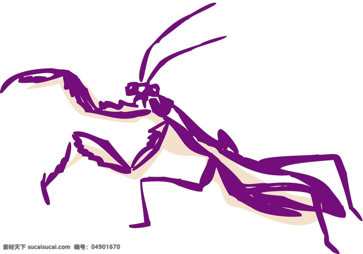 螳螂 动漫动画 线描 昆虫线条 昆虫特写 昆虫造型 昆虫线条轮廓 昆虫轮廓 生物世界