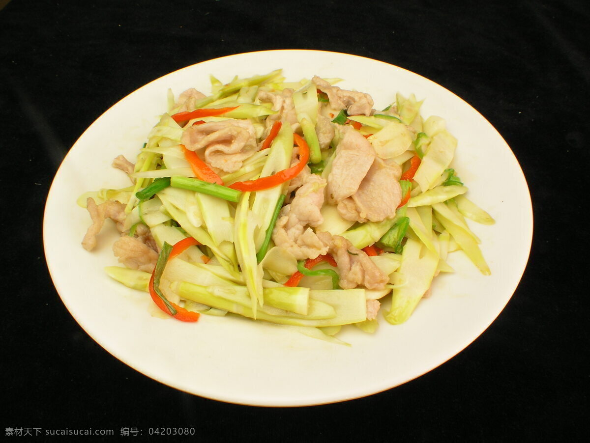 青笋炒肉 餐饮 菜谱 美食 中华 万 年 盘子 点心 粤菜 湘菜 香菜 川菜 竹笋 青笋 餐饮美食 传统美食 摄影图库