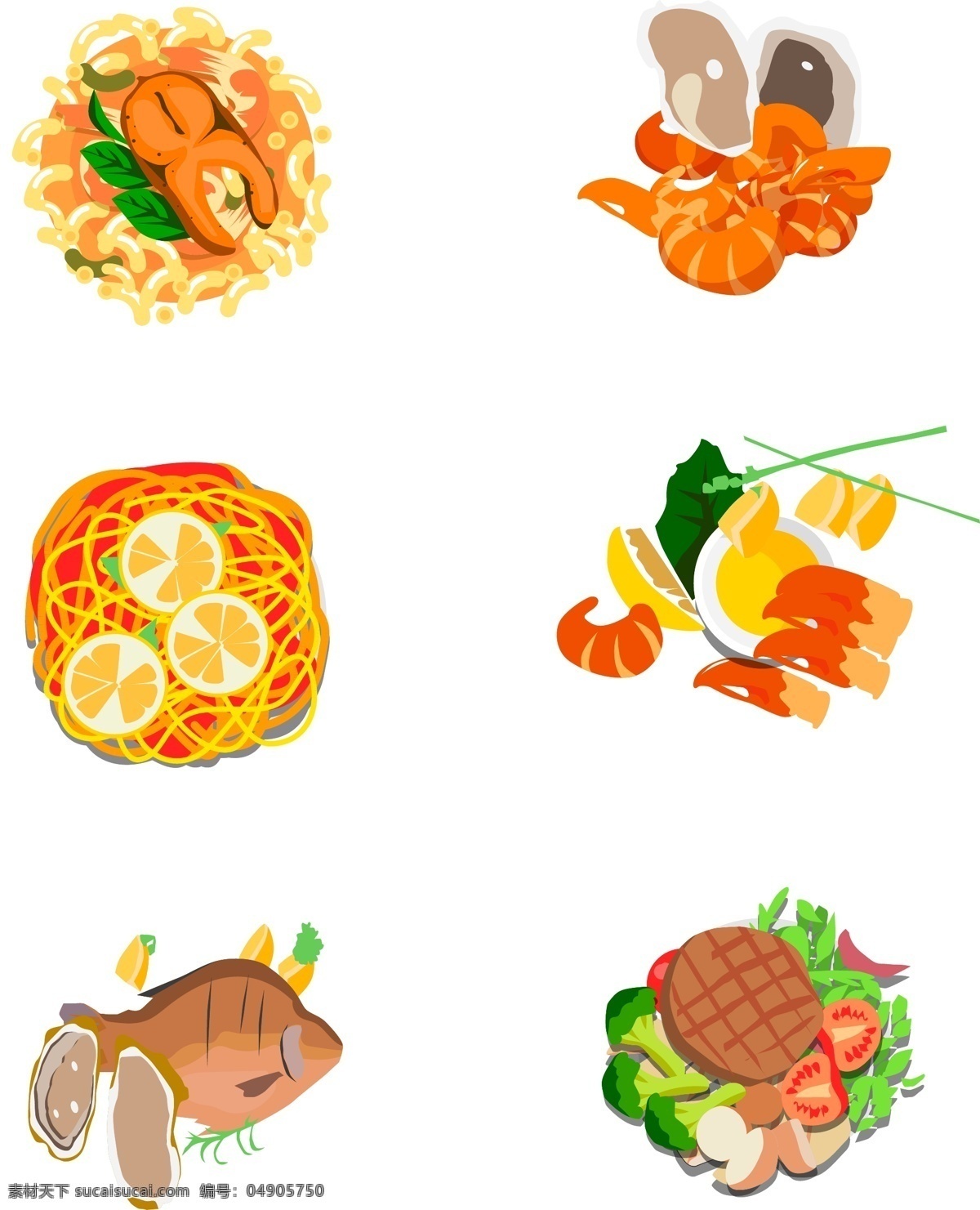 食物 装饰 卡通 可爱 元素 标签