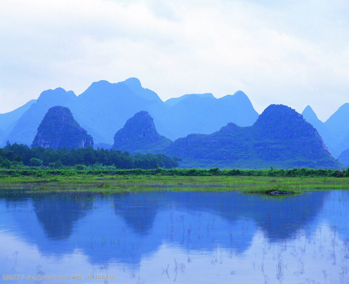 山水风景 田园风景 家居装饰素材 山水风景画