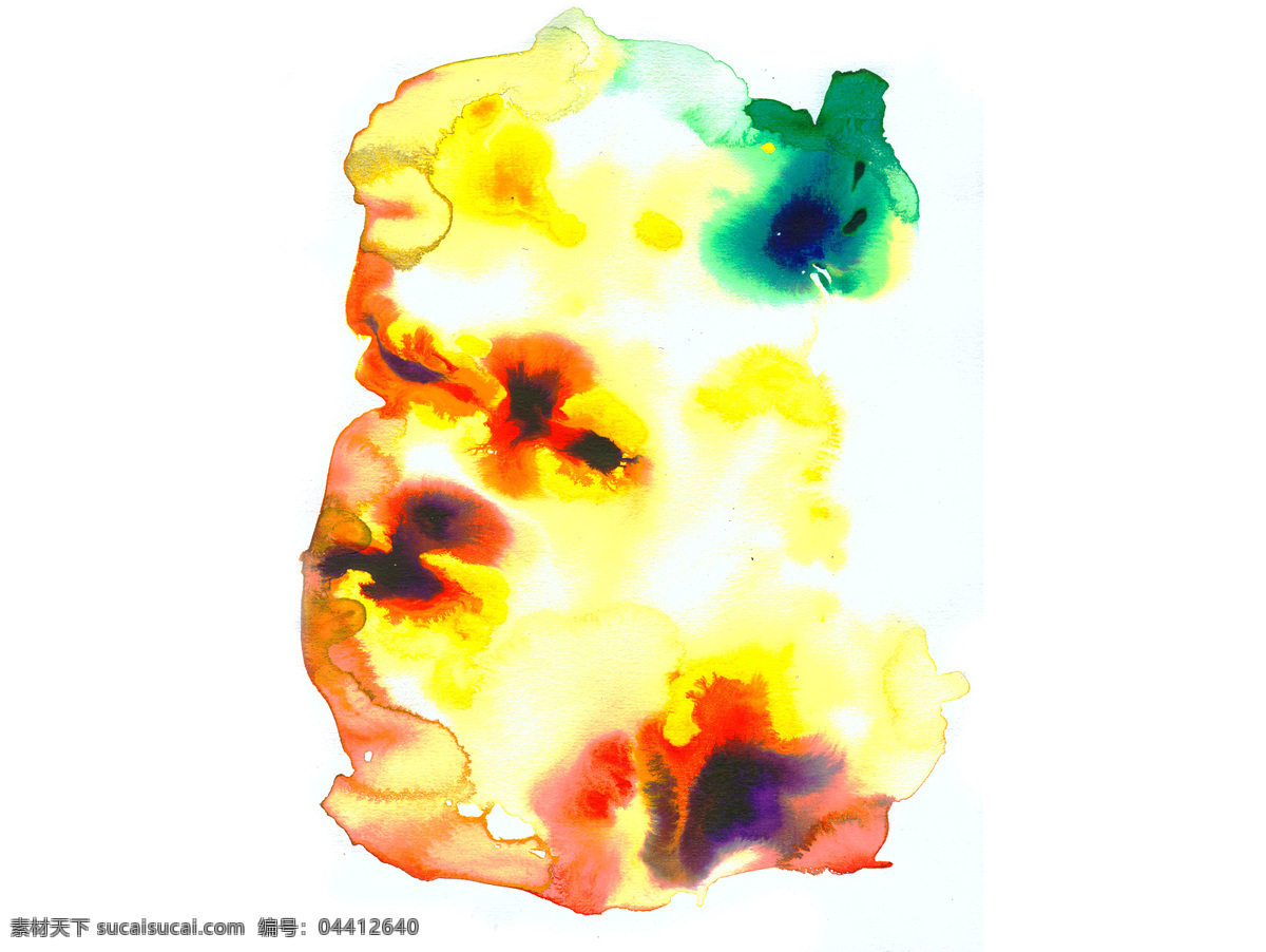 水粉 艺术 多色 泼墨素材 文化艺术