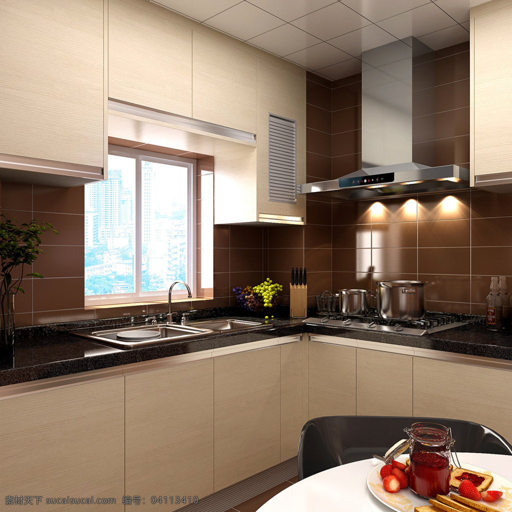 3d设计 3d作品 餐具 厨房 厨房设计素材 厨具 橱柜 家具 厨房模板下载 装修 品质 生活 开放厨房 实木厨房 现代简约 装饰素材 室内设计