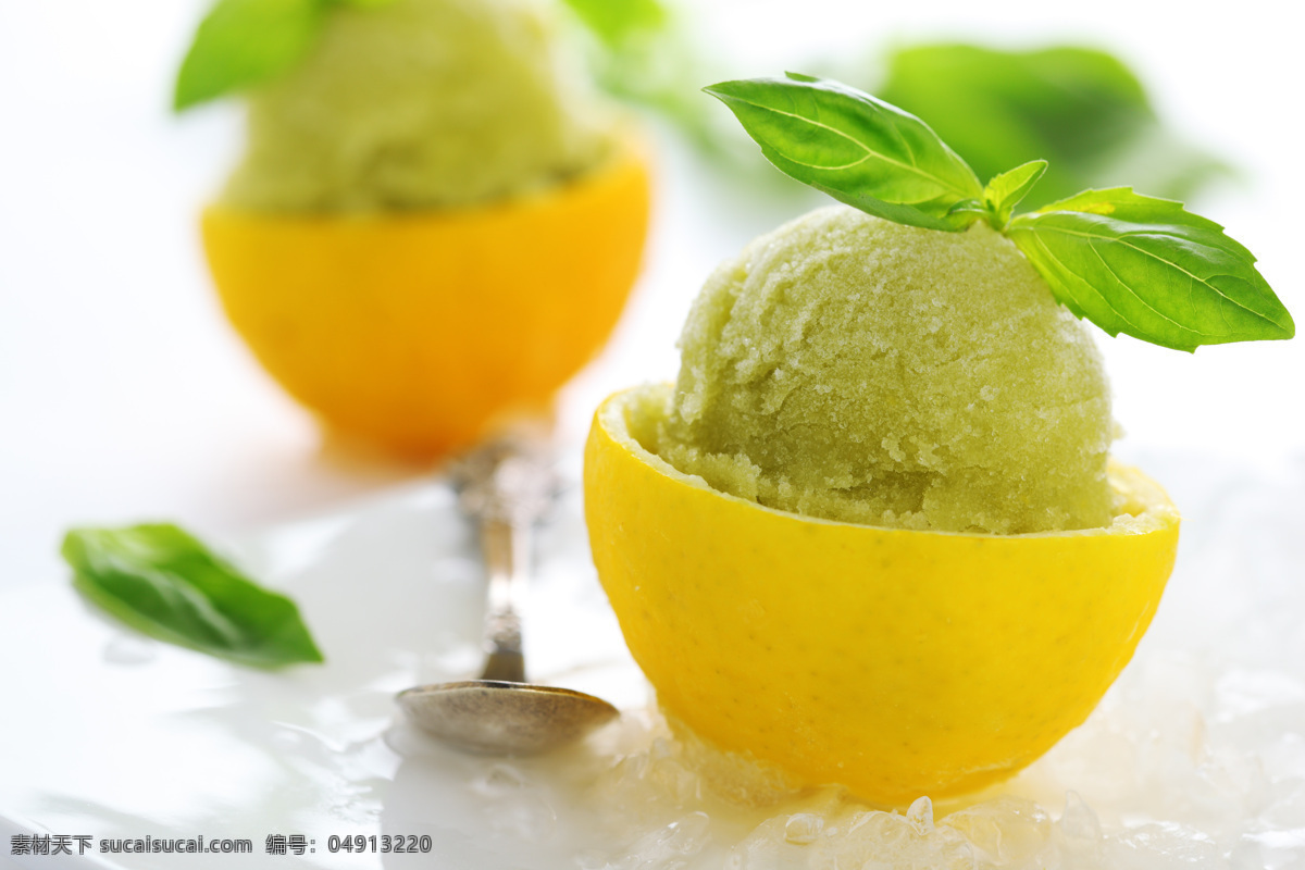柠檬 冰淇淋 柠檬冰淇淋 冰激凌 甜品美食 食物摄影 美味 点心图片 餐饮美食