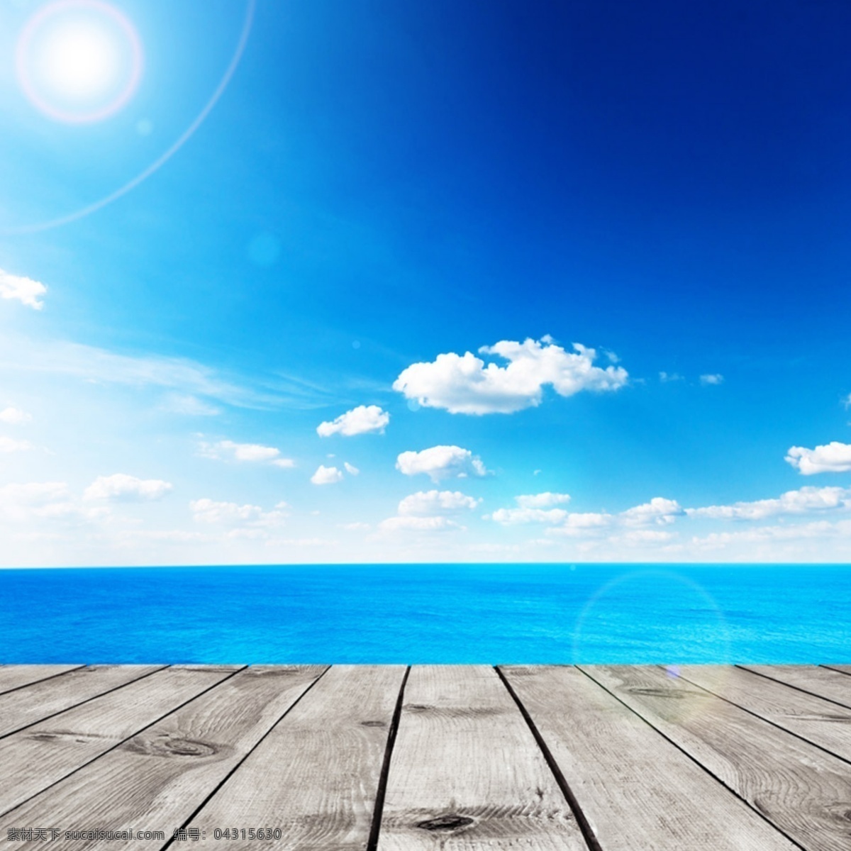 夏日 电商 晴朗 背景 图 模板 白云 打折 大海 蓝色 蓝天 冷色 淘宝 夏天