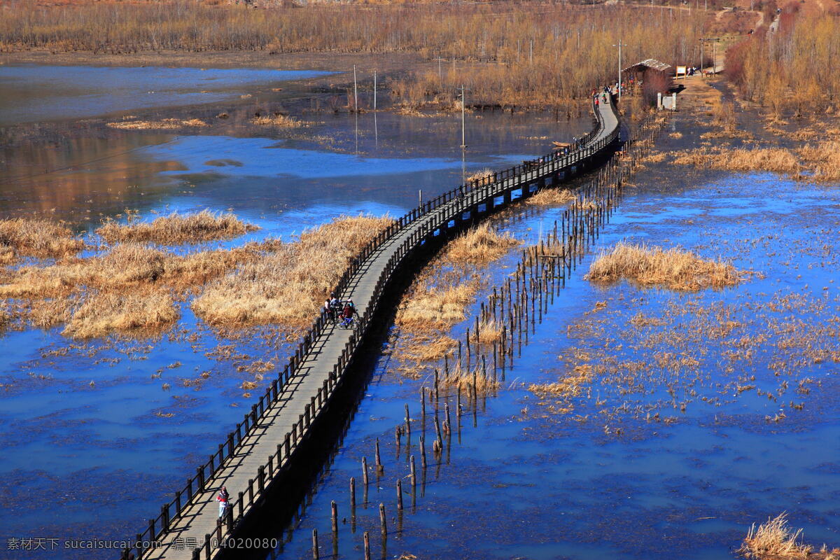 情人桥 草海 美景 风情 摩梭族 泸沽湖 远眺 走婚桥 秀美泸沽湖 风景名胜 自然景观