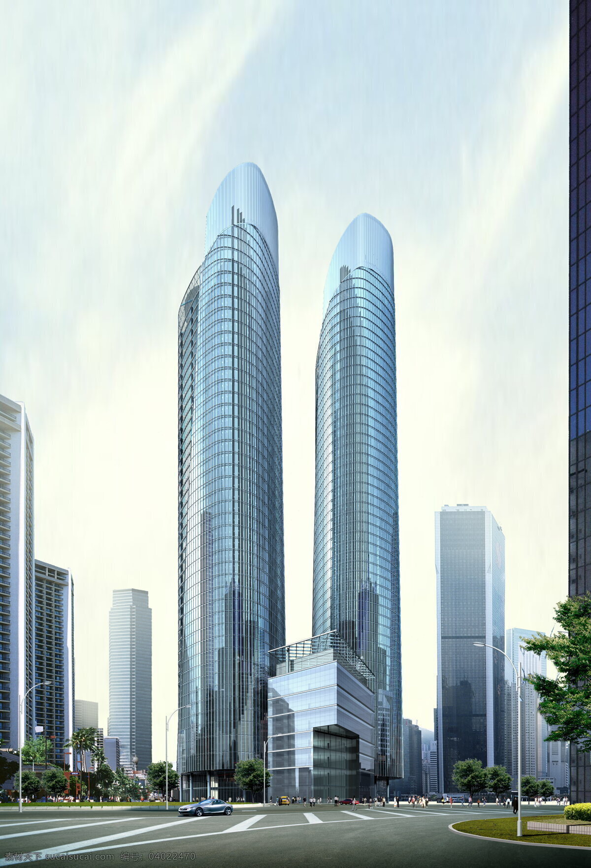 都市 商厦 大楼 效果图 设计素材 商业大厦 建筑设计 建筑装饰 白色