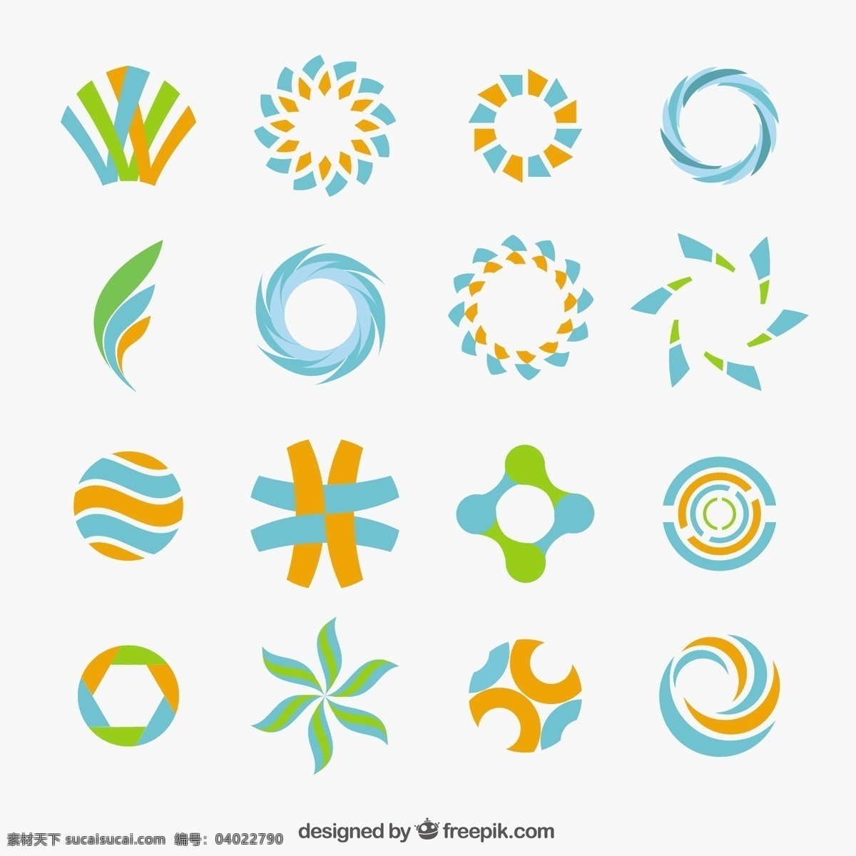 有色标识收藏 标志 抽象 圆 标识 企业 丰富多彩的 公司 企业形象 身份 圈子的标志 公司的标志 采集 彩色 白色