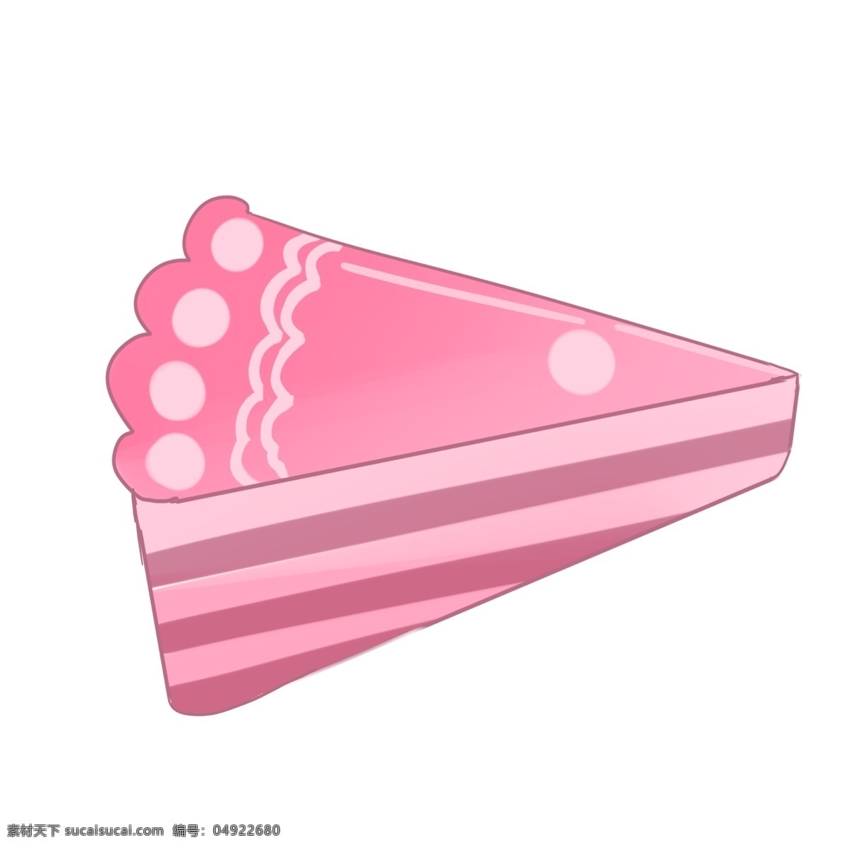 零食 粉色 甜品 蛋糕 手绘 卡通
