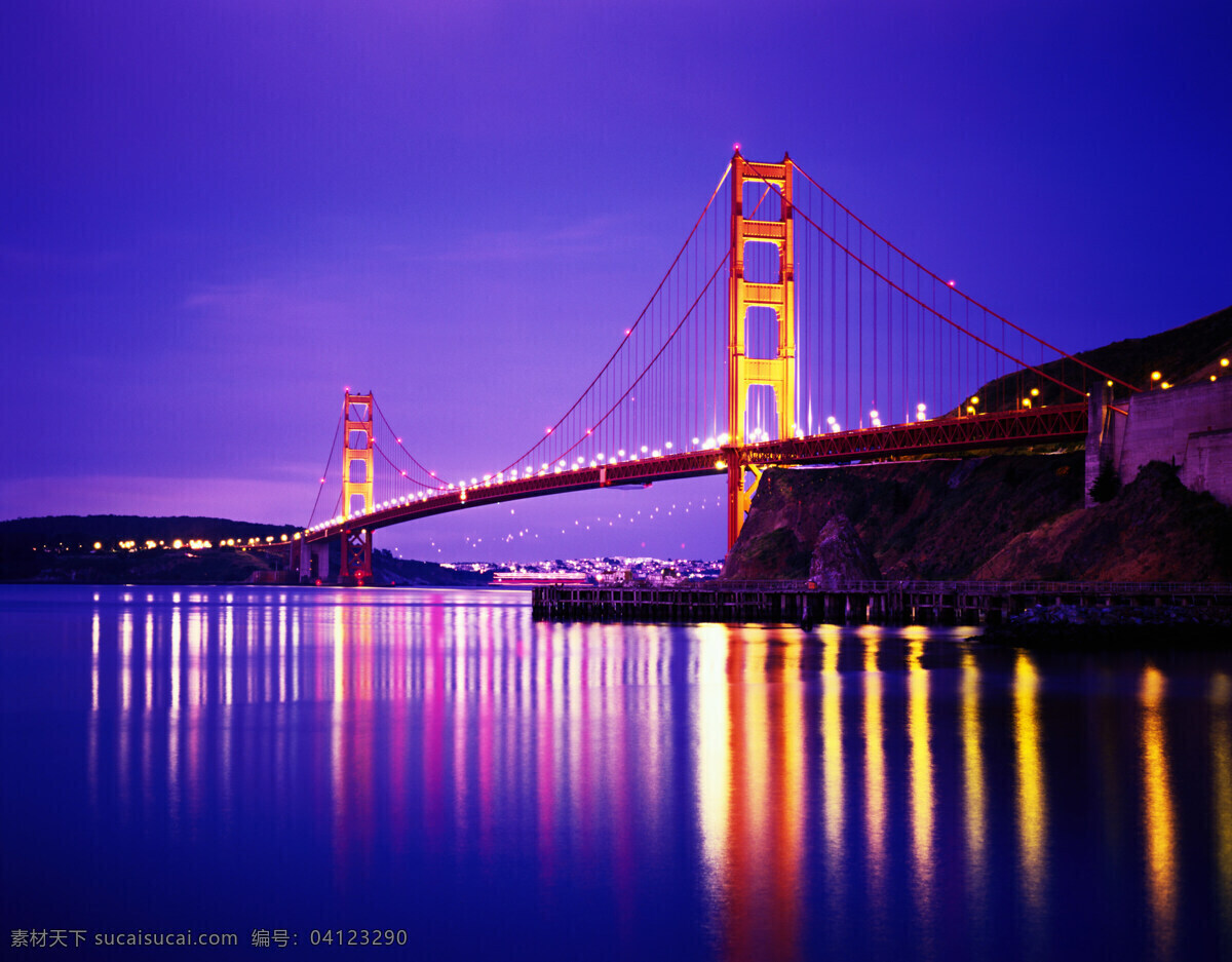 跨海大桥夜景 跨海 大桥 夜景 夜幕 灯光 倒影 水面 湖面 海面 霓虹灯 建筑景观 自然景观