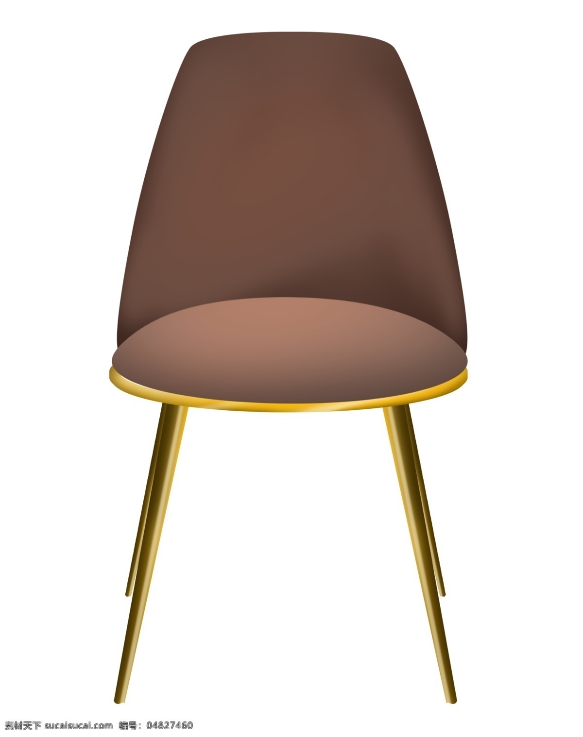 家具 椅子 卡通 插画 卡通插画 家具插画 椅子插画 家具椅子 装饰椅子 棕色的椅子 漂亮的椅子