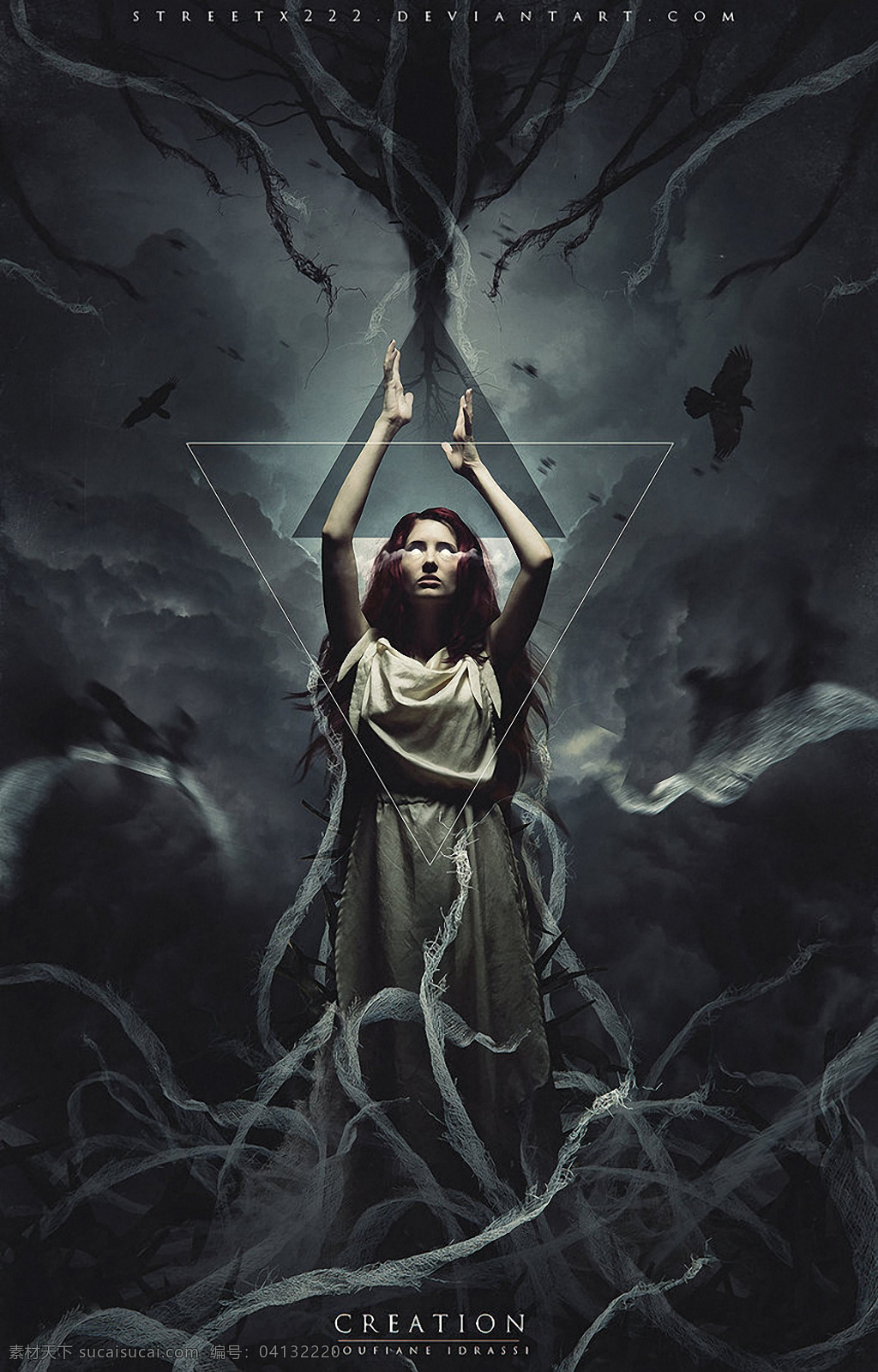 祈祷的巫神 壁纸 游戏 女人 囚禁 暗黑 合成 恐怖 巫女 特技 特效 巫神 创意 祈祷 背景 图 国外广告设计