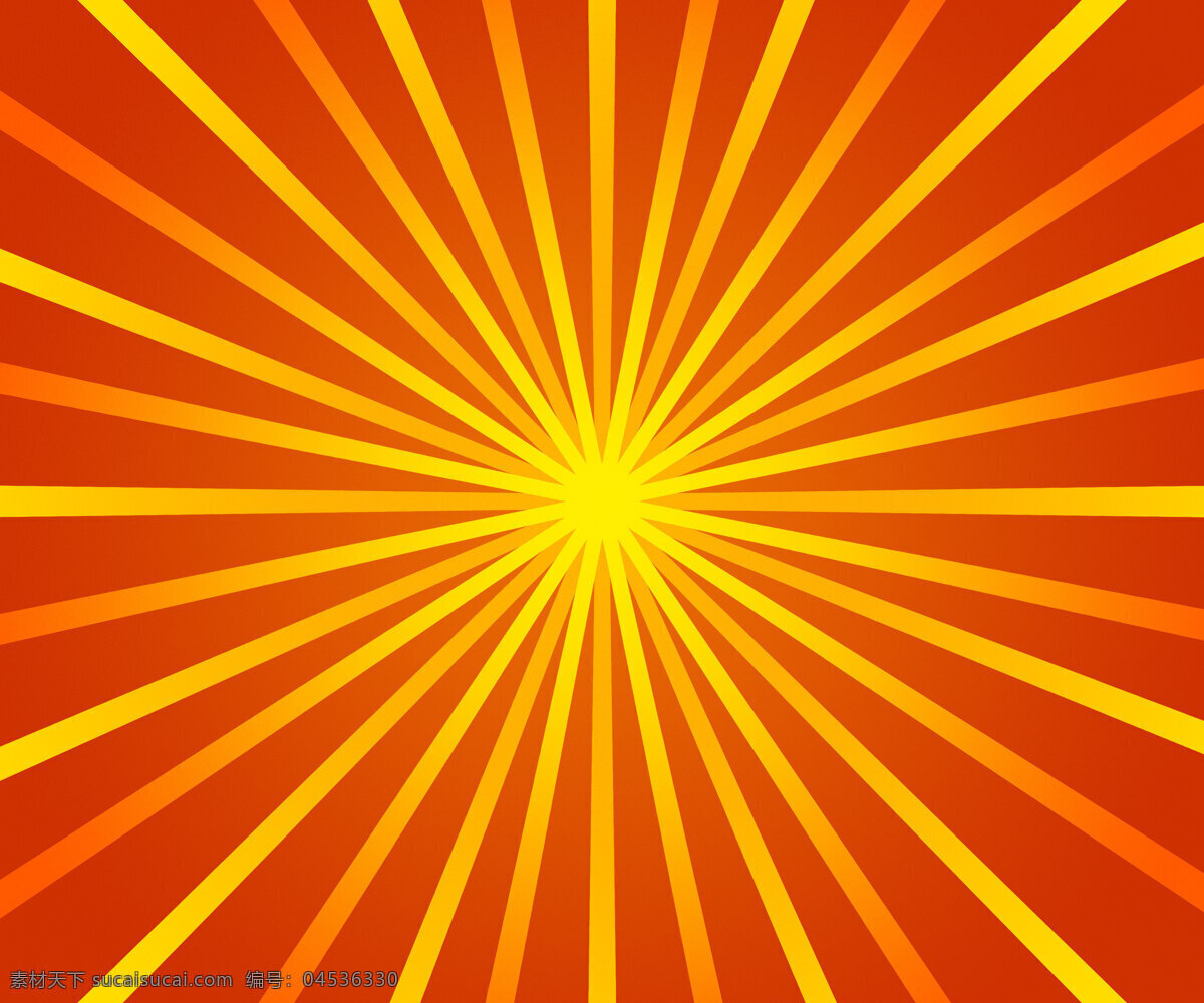 橙色 复古 太阳 射线 背景 背景图片