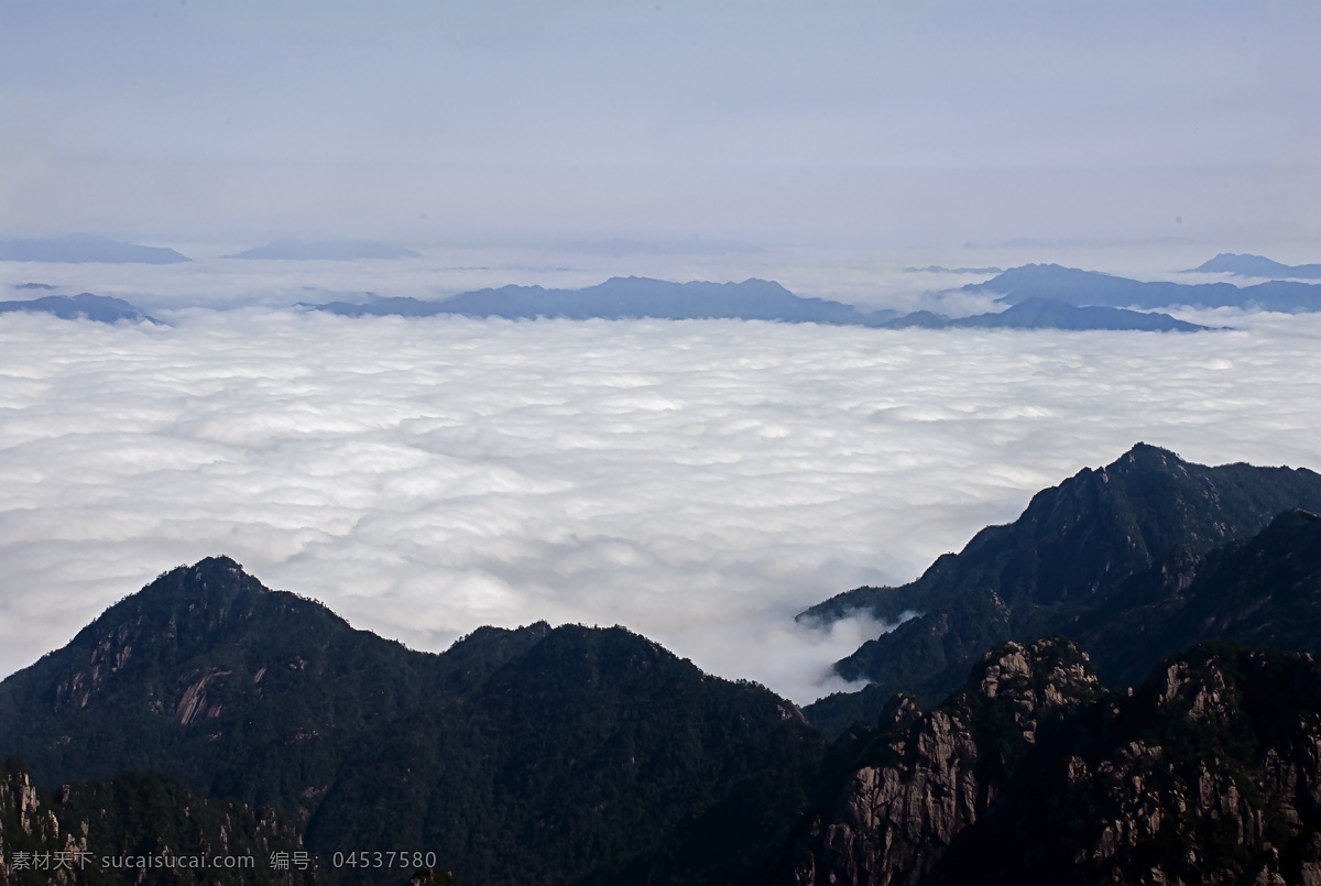 安徽 黄山 云海 风景