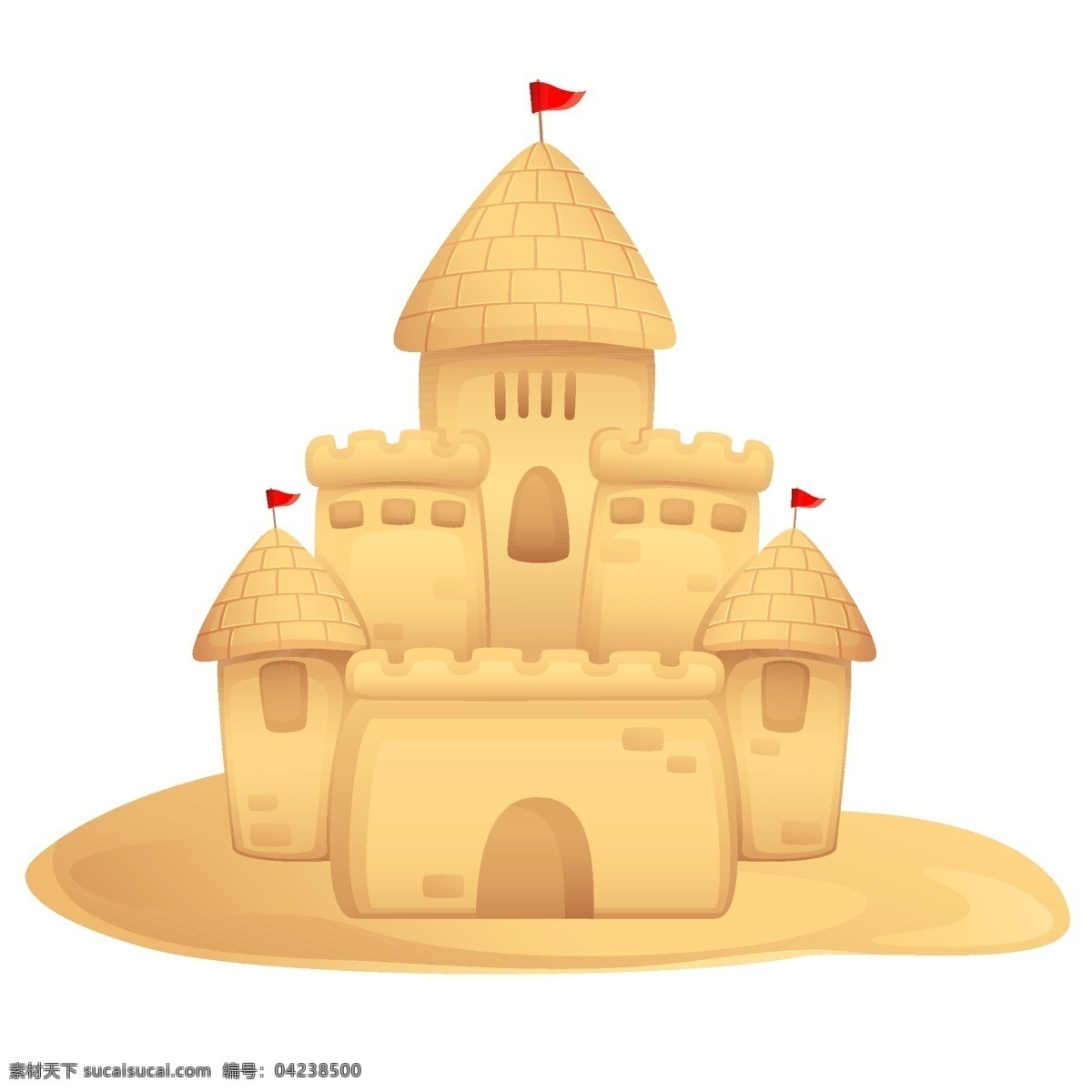 沙堆矢量图 矢量图 矢量文件 城堡 沙子 沙子矢量图 沙子城堡 沙城堡 城堡矢量图
