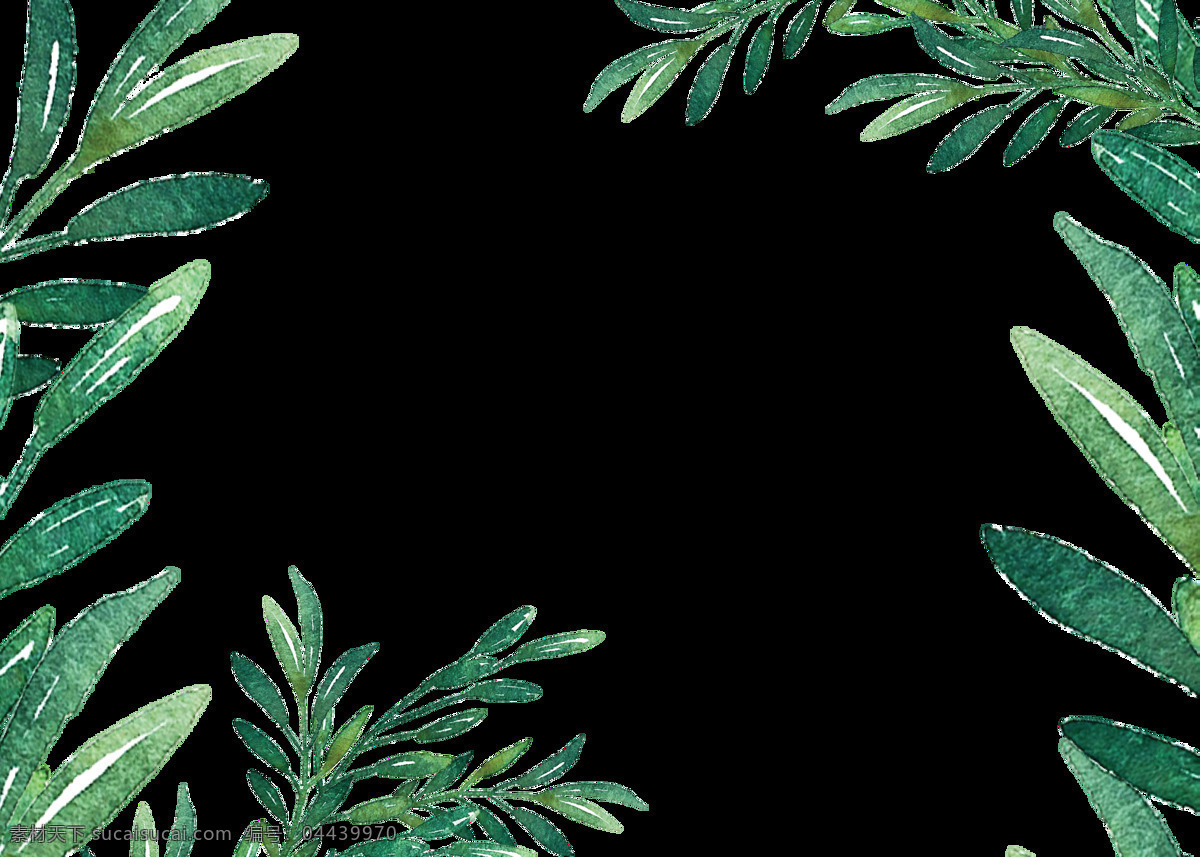 北欧 小 清新 植物 装饰 小清新 水彩 花朵 树叶 创意 背景图案 森系 火烈鸟 绿叶 热带