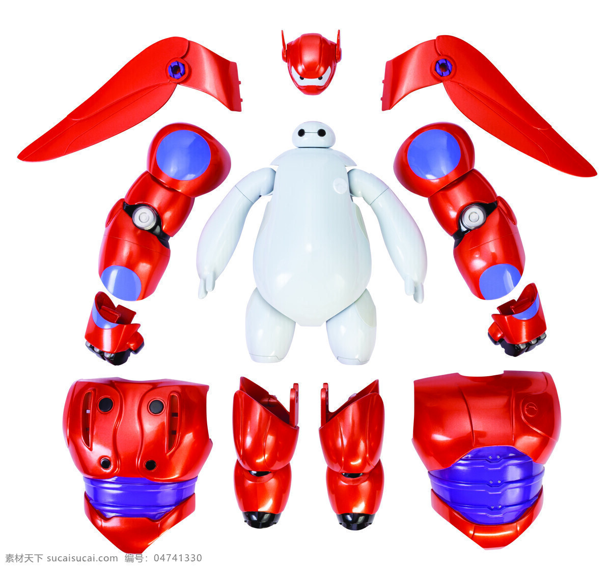 大白 超能陆战队 红色 盔甲 战衣 卡通角色 卡通人物 3d 其它3d动漫 动漫动画 动漫人物