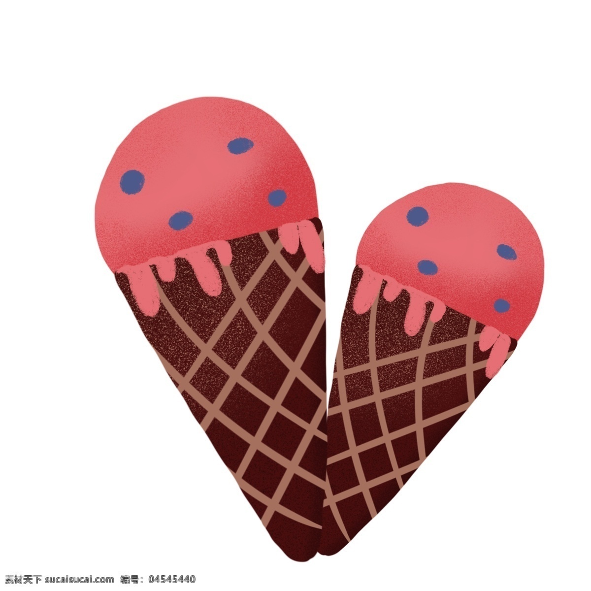 卡通 冰淇淋 设计素材 卡通的冰淇淋 美味的冰淇淋 卡通冰淇淋 食物 夏季食物 夏季冰棒 矢量冰淇淋
