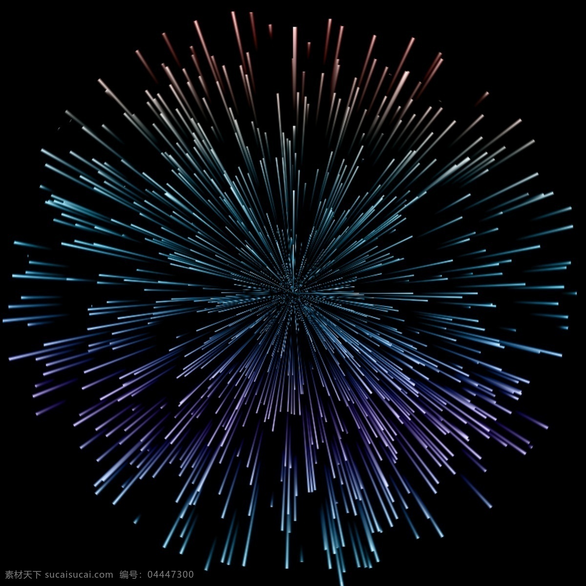 色彩烟花 五彩烟花 漂亮烟花 炫丽烟花 分层