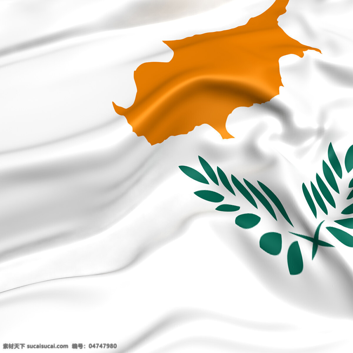塞浦路斯 国旗 塞浦路斯国旗 风景 生活 旅游餐饮