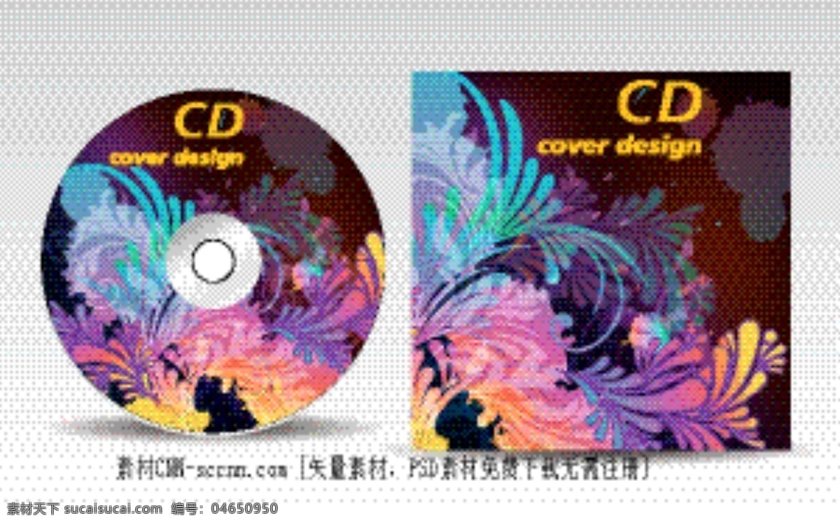 潮流 印花 包装 矢量 cd包装 潮流印花 碟片 光碟 光盘封套 花纹 矢量图 其他矢量图