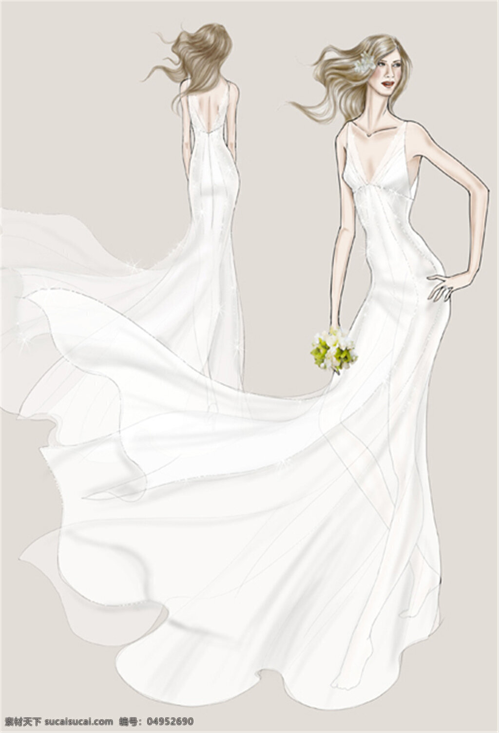 白色 婚纱 长裙 设计图 服装设计 时尚女装 职业女装 职业装 女装设计 效果图 短裙 衬衫 服装 服装效果图 连衣裙