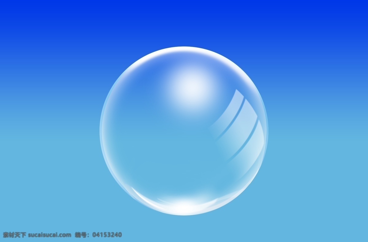 气泡 透明 玻璃球 透明球 空心 圆 圆形 泡泡 分层 源文件