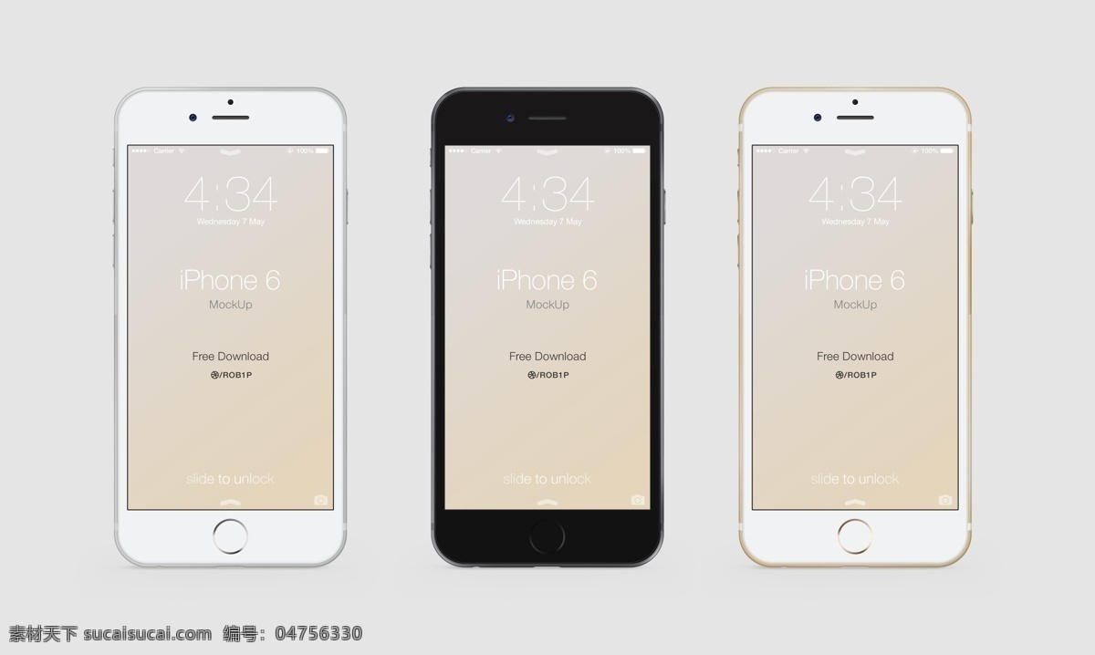 iphone6 手机 apple 模型 分层 移动界面设计 手机界面 红色